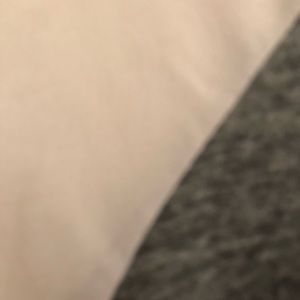 Gray t-shirt with transparent cap sleeves